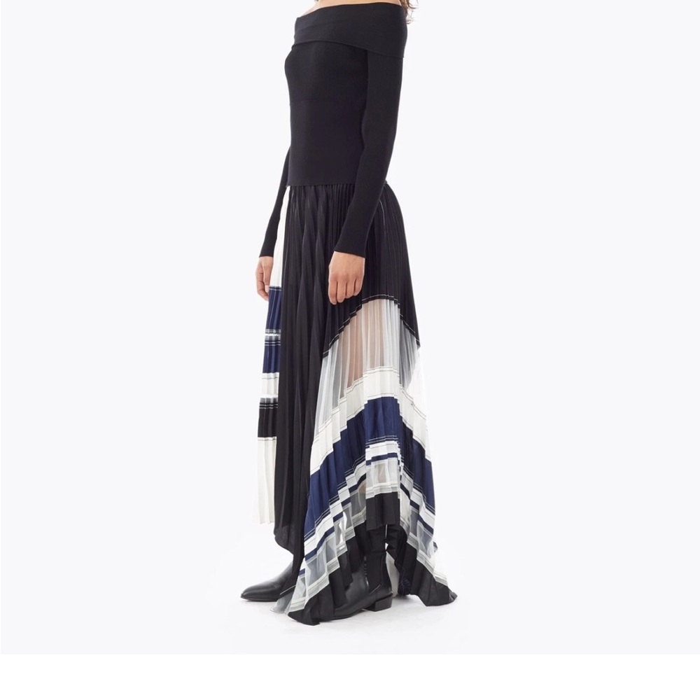 3.1 Phillip Lim Maxi Skirt Pleated